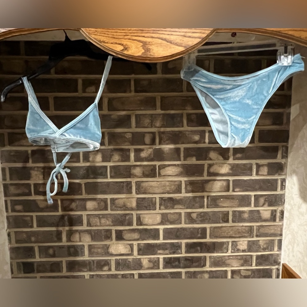 Zaful Swim Suit| Size: Small| Color: Velvet Light Blue| Never worn!